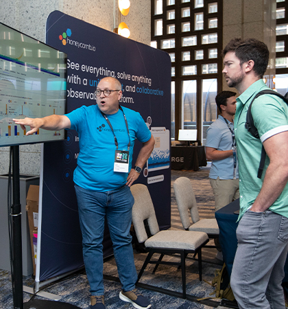 honeycomb team at fintech_devcon conference