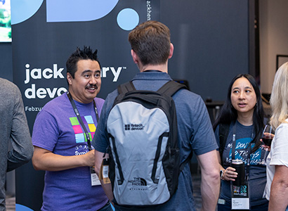Jack Henry booth at fintech_devcon conference