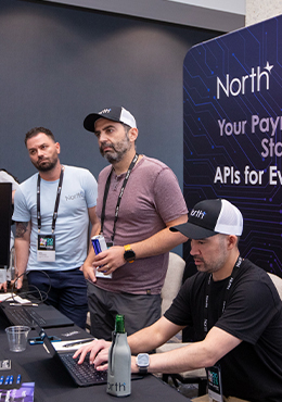 North team at fintech_devcon conference